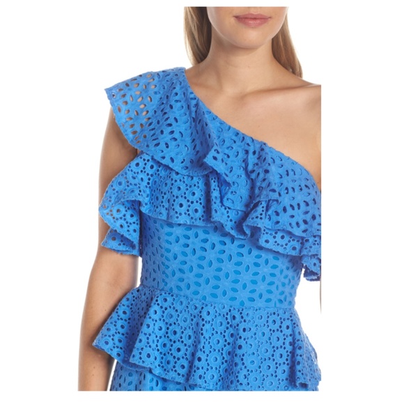 Lily Pulitzer Josey Eyelet One-Shoulder Dress - Picture 5 of 11